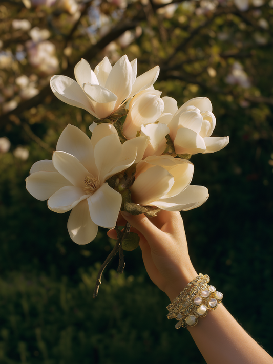 Magnolia Bouquet Art Print